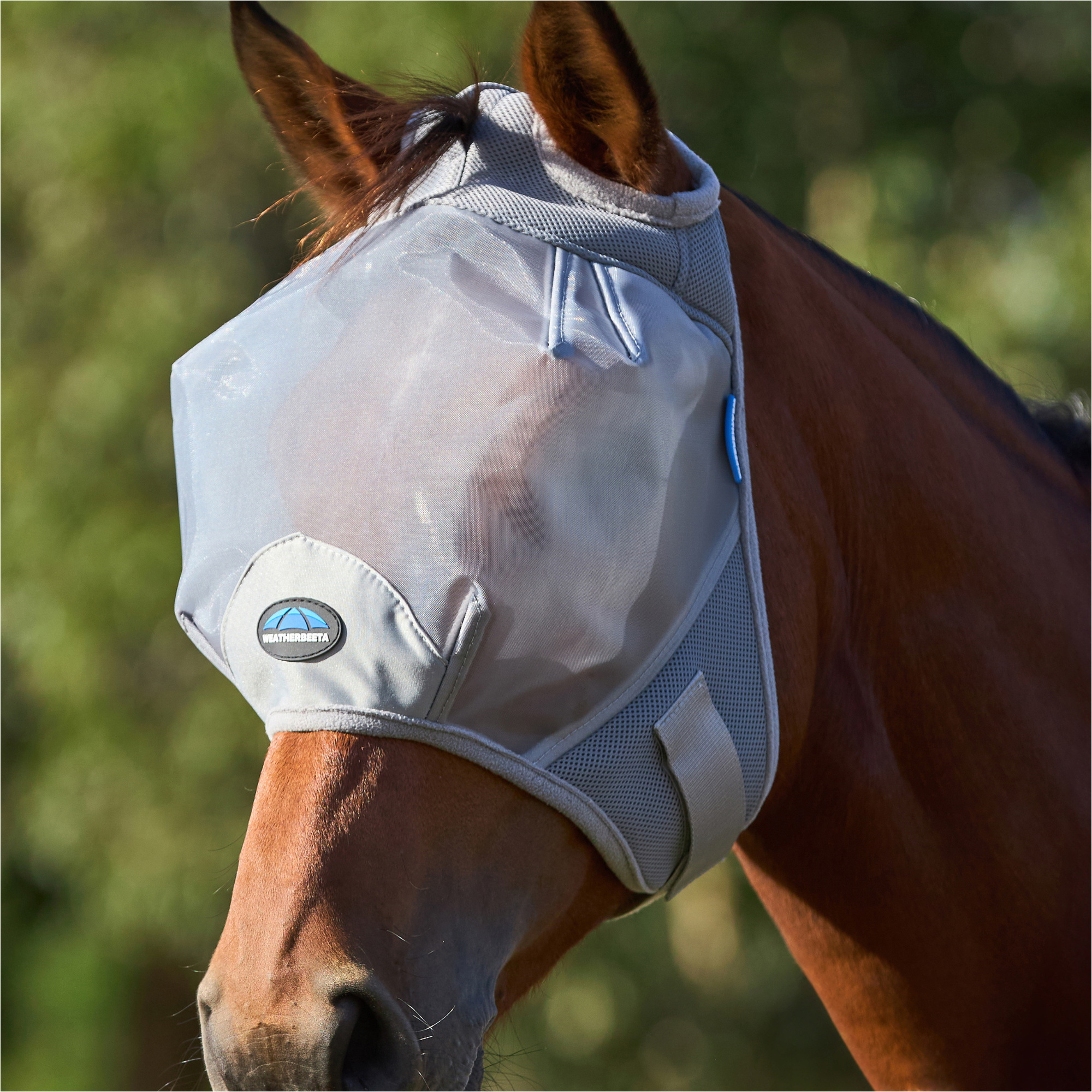 2026 WeatherBeeta Comfitec Fine Mesh Fly Mask 1029731 - Grey